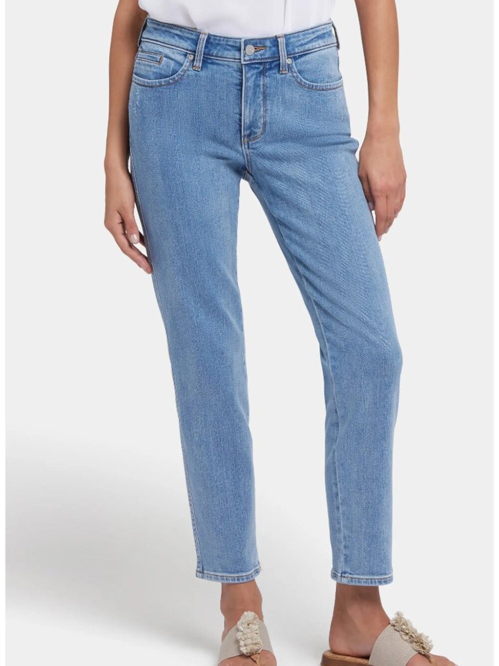 NYDJ Stella High Waist Ankle Tapered Jeans in Minorca Isle